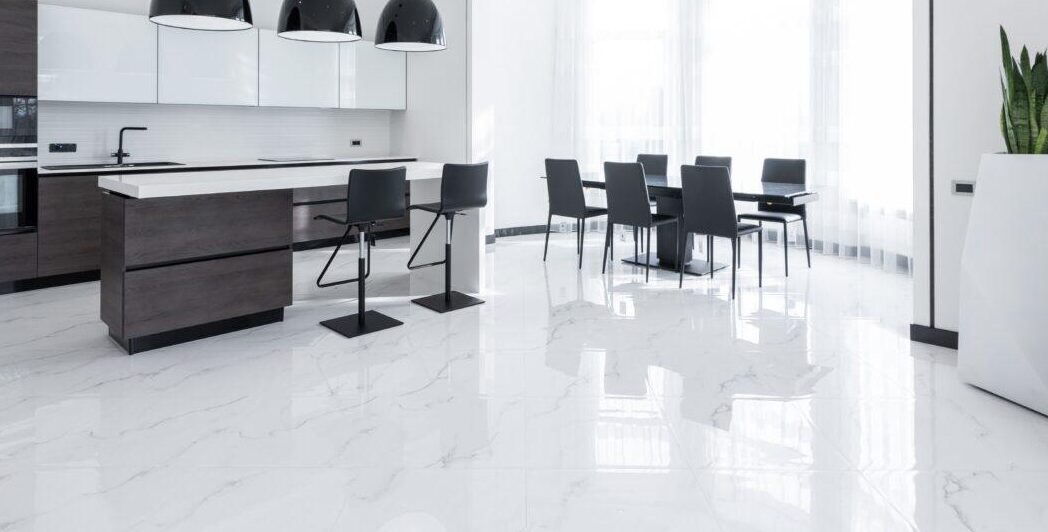 rénovation sol en marbre